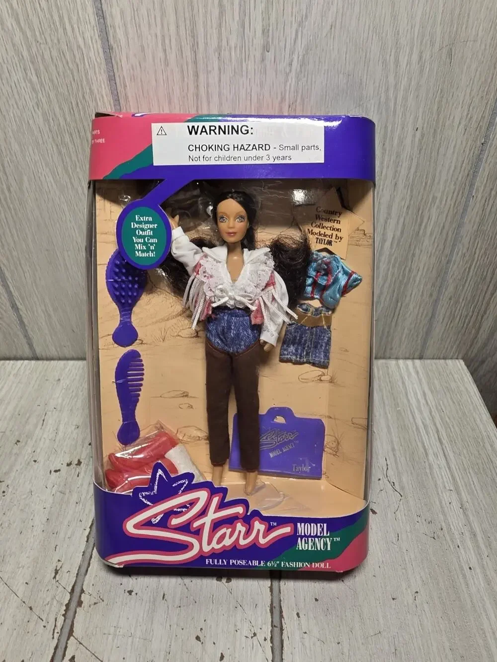Vtg JPI Starr Taylor Doll Model Agency Posable 6.5